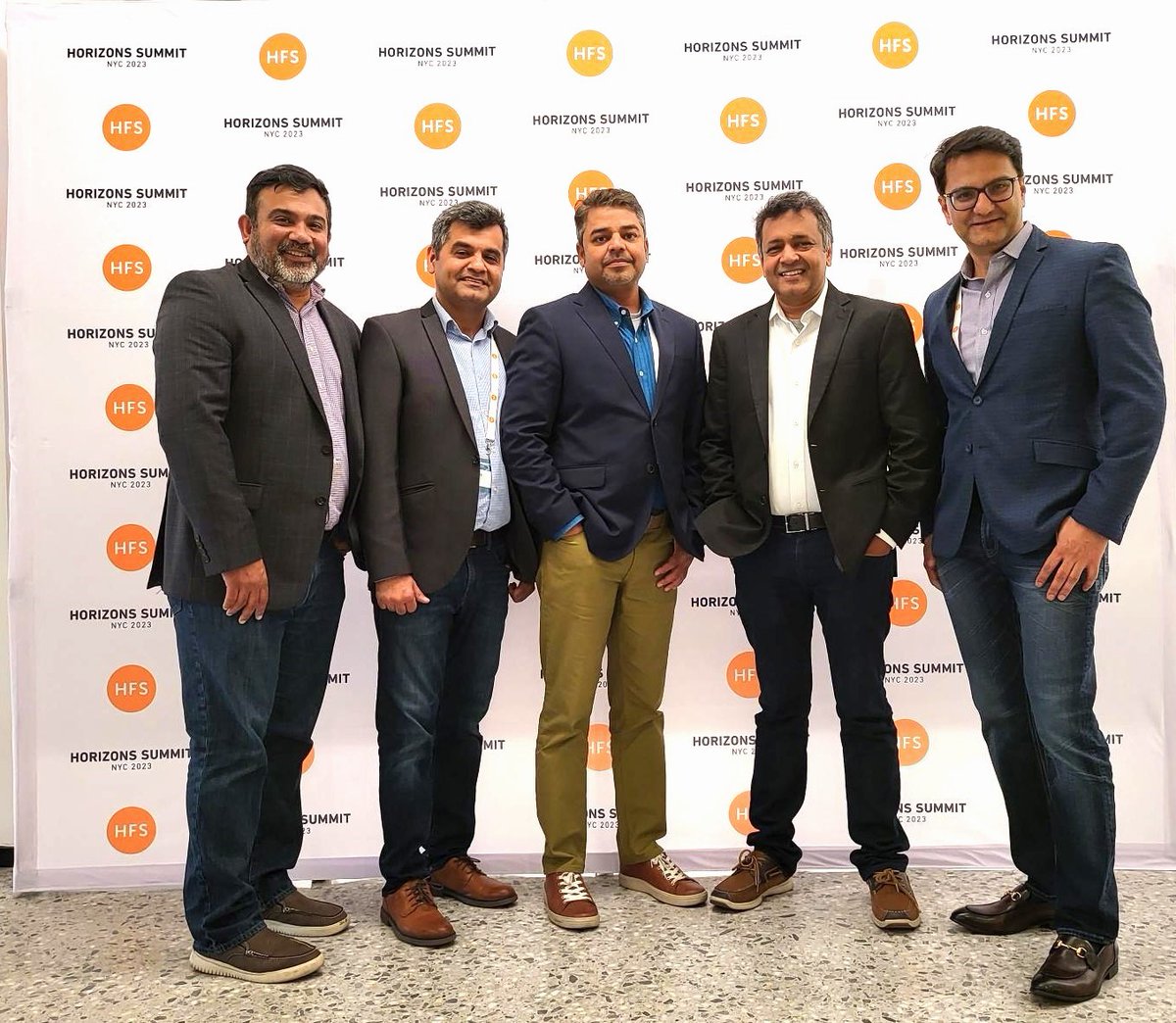 InfosysBPM's tweet photo. That’s a wrap to the HFS Horizon Summit in New York! A captivating discussion with Vanguard & Infosys BPM Leadership, articulating new values derived from mega deals & effectively measuring business outcomes.
#infosysbpm #HFShorizons #Megadealsdrivingvalue #hfsnycsummit https://t.co/fuHNqDop3F