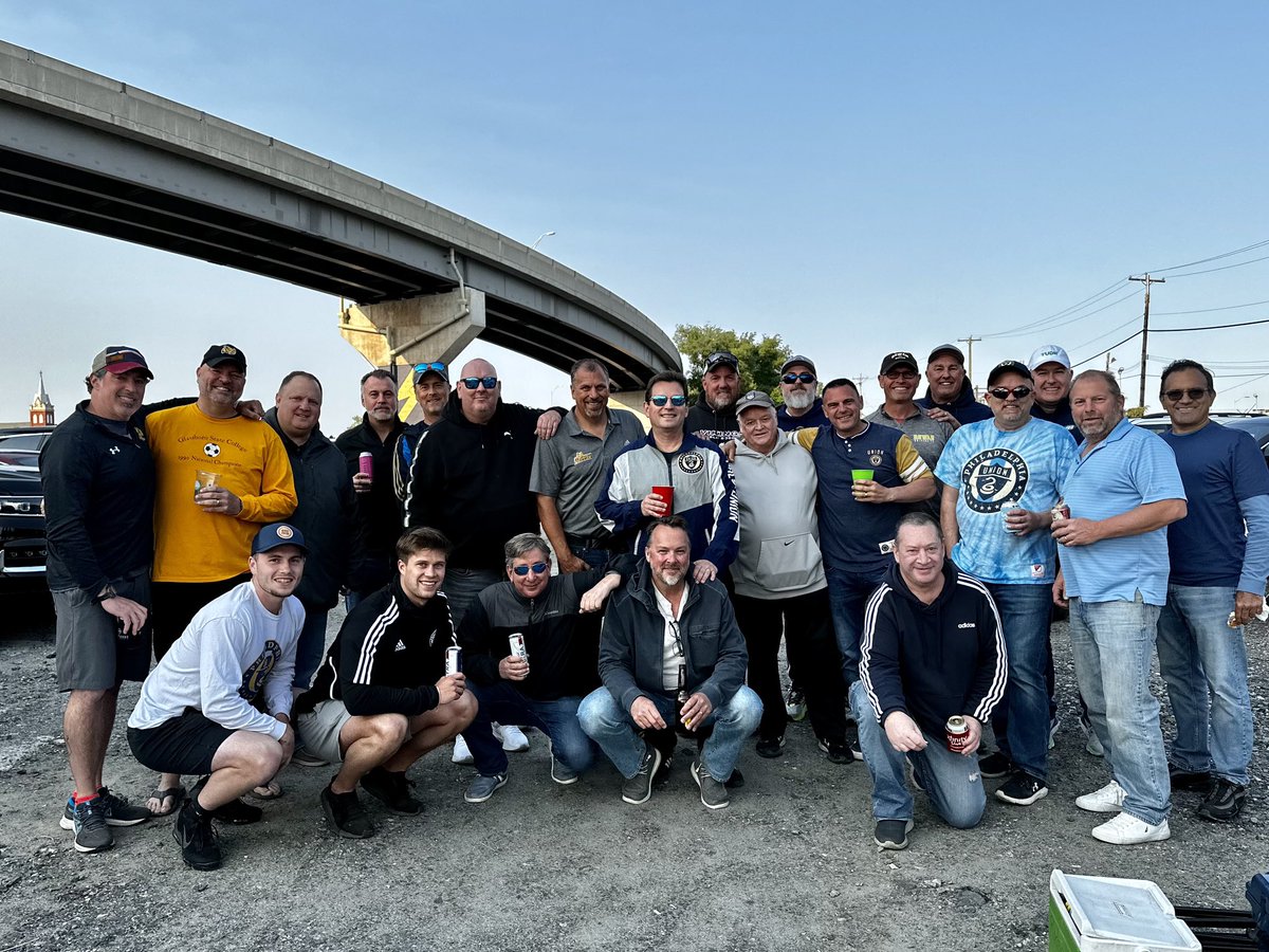 coachmcg11's tweet photo. An amazing night out at the Union game with our Rowan/Glassboro State alum. The stories get better every time. https://t.co/fEiUNpntZ3