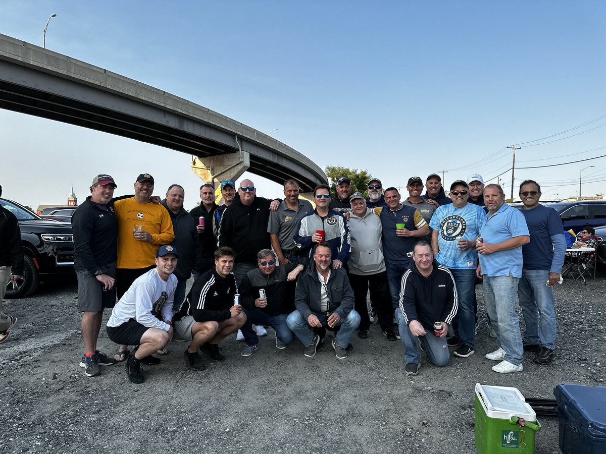 coachmcg11's tweet photo. An amazing night out at the Union game with our Rowan/Glassboro State alum. The stories get better every time. https://t.co/fEiUNpntZ3