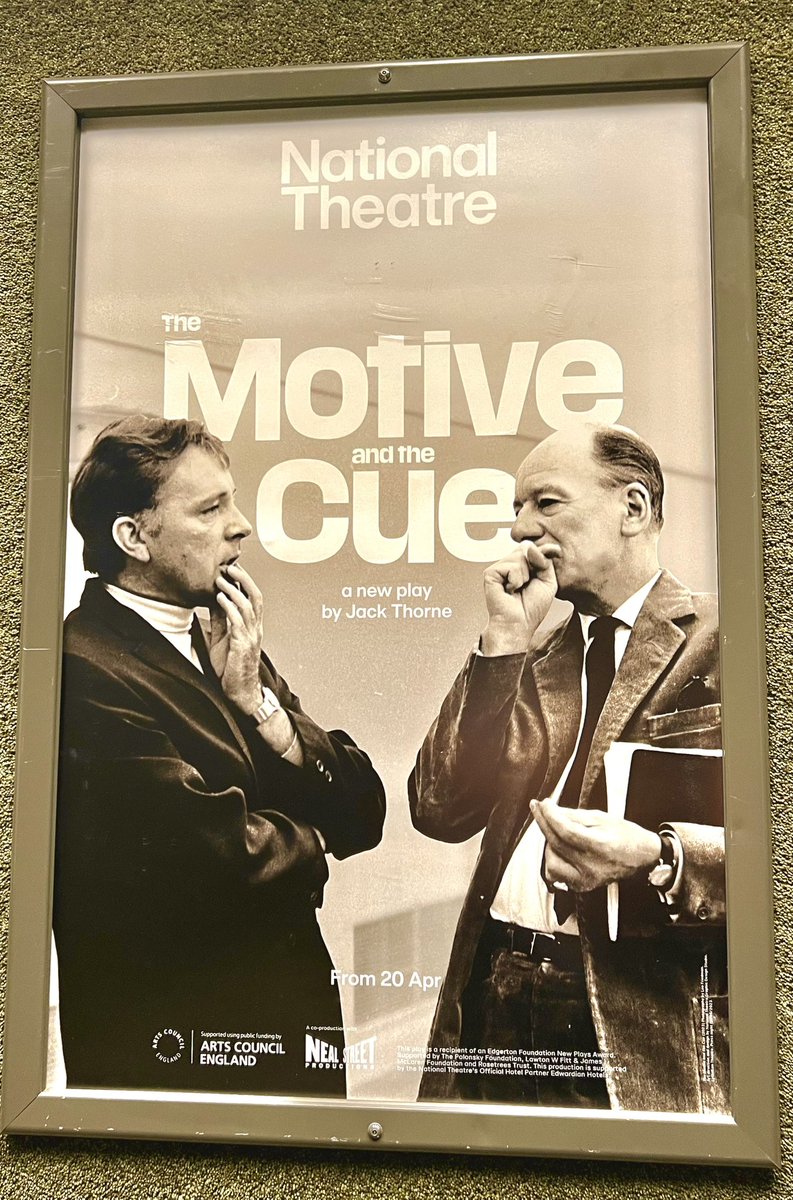 If you love theatre, you’ll love this. If you love contemporary culture, you’ll enjoy this. If you love good writing, you’ll hear it. If brilliant direction is important, it’s here. If you love fine acting, you’ll see it. 
Only one problem - it’s selling out. #TheMotiveAndTheCue