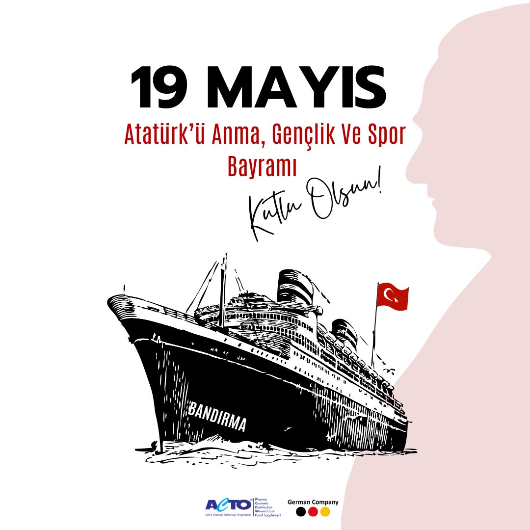 actomarket's tweet photo. 19 Mayıs Atatürk’ü Anma Gençlik ve Spor Bayramımız Kutlu Olsun 🇹🇷

#19MAYIS #Atatürk https://t.co/iDMhrVivTz