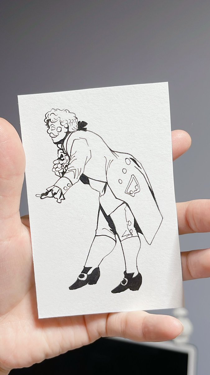 見て‼︎
︎ウィモ<a href="/whimsicalgizmos/">Whimolee</a> 先生のユージーンとサンジェルマン伯爵‼︎
素敵...

#Cardshark