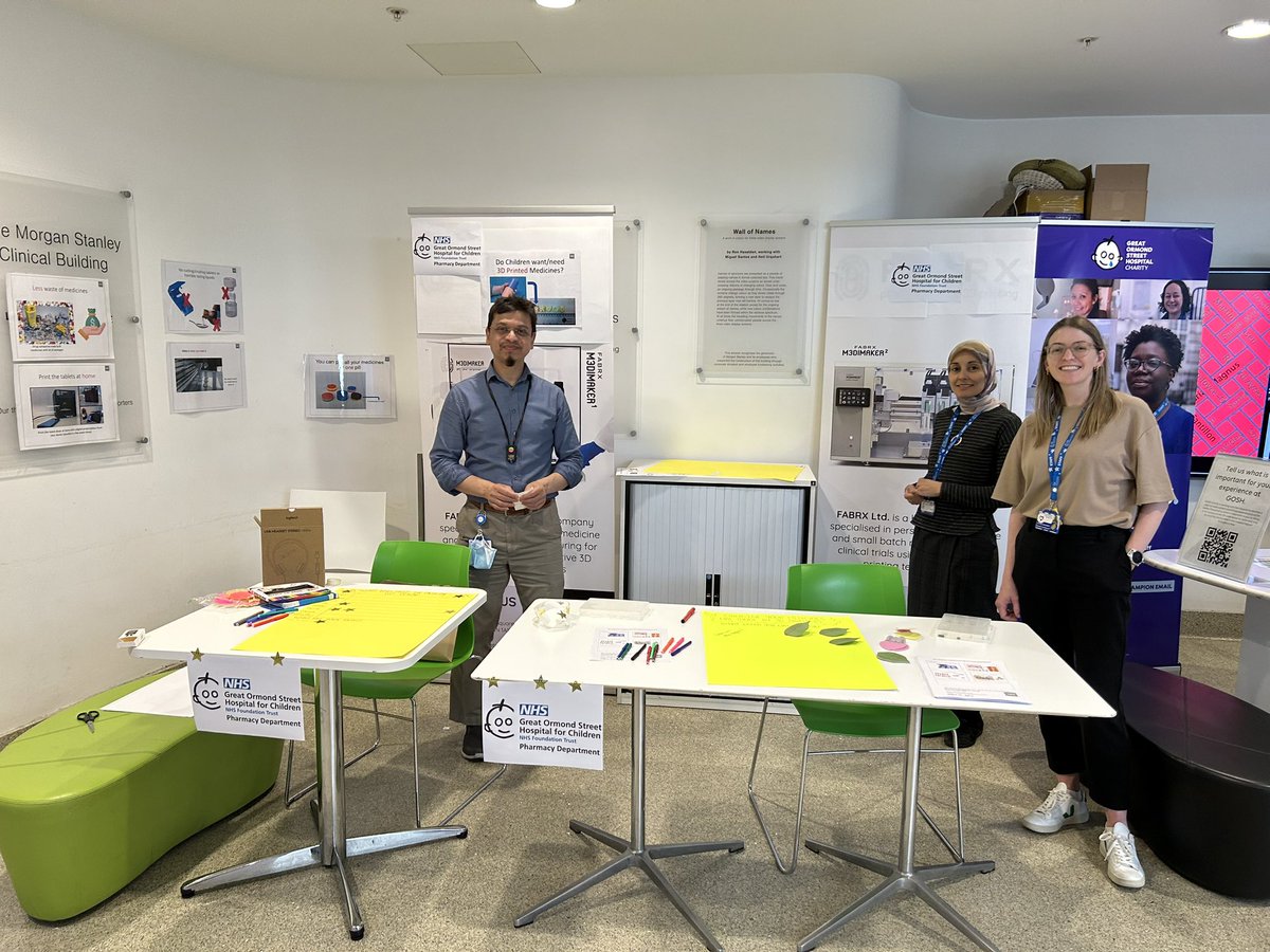 faniekcheng's tweet photo. Getting it all set for our PPIE event. Come and find us just outside our #GOSH canteen to tell us what you think about 3D medicine printing!Thanks #NIHRgoshBRC for funding this event and @GOSHCharity for lending us the space for the stall. @GoshOrchid @ICH_AHPs @SteveTomlin67 https://t.co/0g8llQvavd