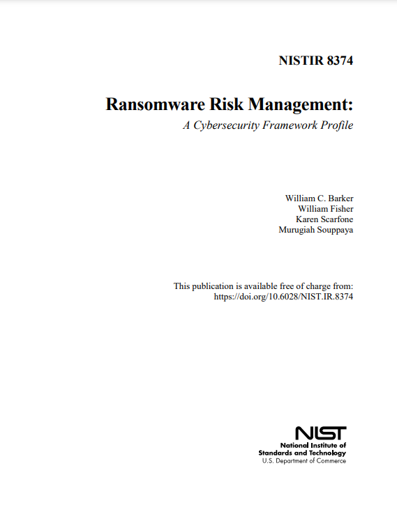 DailyDarkWeb's tweet photo. Ransomware Risk Management: A Cybersecurity Framework Profile - by @NIST

"Ransomware is a type of malicious attack where attackers encrypt an organization’s data and demand payment to restore access."

https://t.co/pAFUCWhjZB

#cybersecurity #ransomware https://t.co/y2NtHveySa
