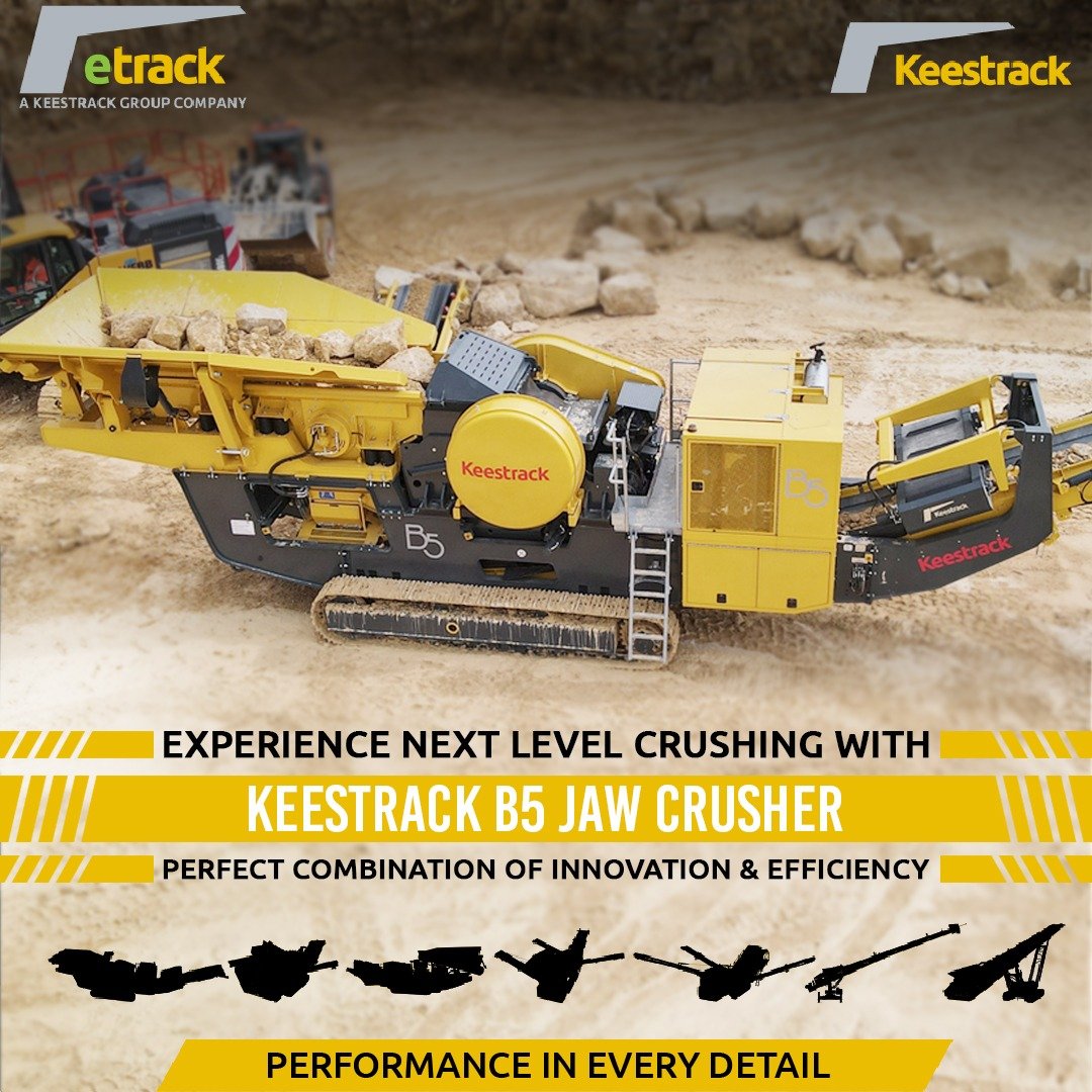 Experience next-level crushing with Keestrack B5 Jaw Crusher - The perfect combination of innovation & efficiency.
.
.
Follow @keestrackindia and @keestrack
.
.
.
#highperformancecrushing #etrackcrusherspvtltd #india #energyefficiency #easymaintenance #keestrackcrushers