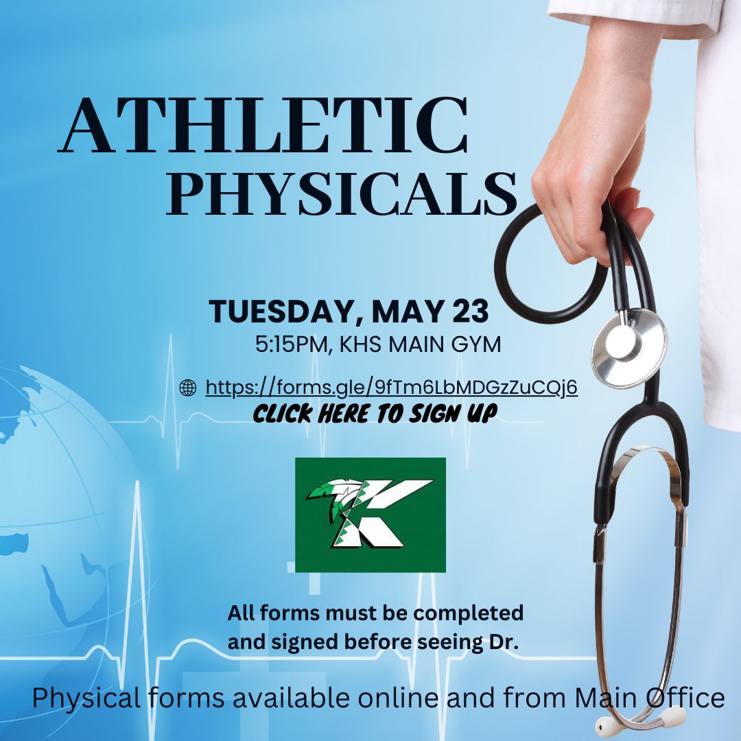 AthleticsKHS's tweet photo. Save the date!  Sign up here: https://t.co/khQDylCINM https://t.co/WTfY56z25n