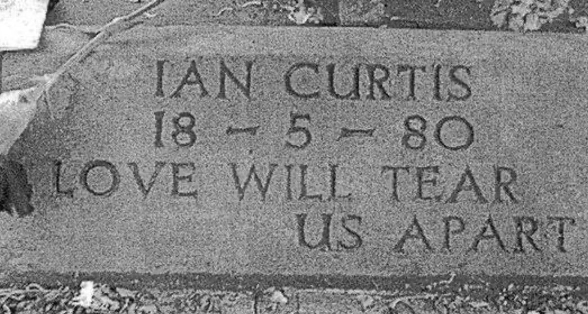 Remembering Ian Curtis of Joy Division who passed away on this day in 1980.