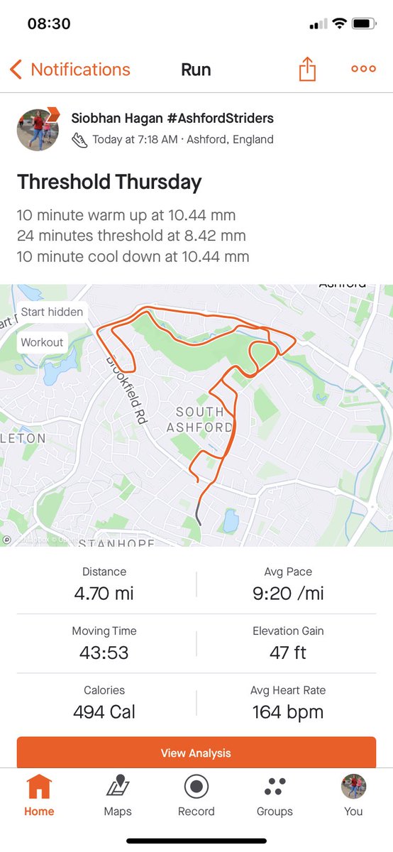 Shagan_Gooner's tweet image. Hot and sweaty Threshold run this morning. Need to take the warm up and cool down slower but did ok on my pace section! Felt strong and ran the whole lot so pleased with this #running #thresholdrun