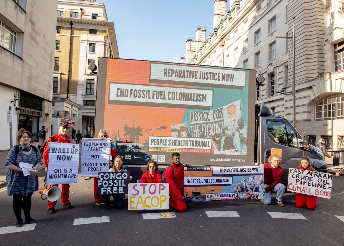 The secret African Energies Summit continues at County Hall today, where oil and gas companies famous for human rights abuses discuss how they can make even more profit destroying the health of people and ecosystems in Africa. Read the joint statement: peopleshealthhearing.org