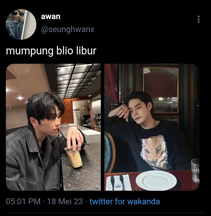 jiwoongkids's tweet photo. — woonghwan few tweets au ft ian, chenji

ngopi dulu https://t.co/xQ1EgURiEH
