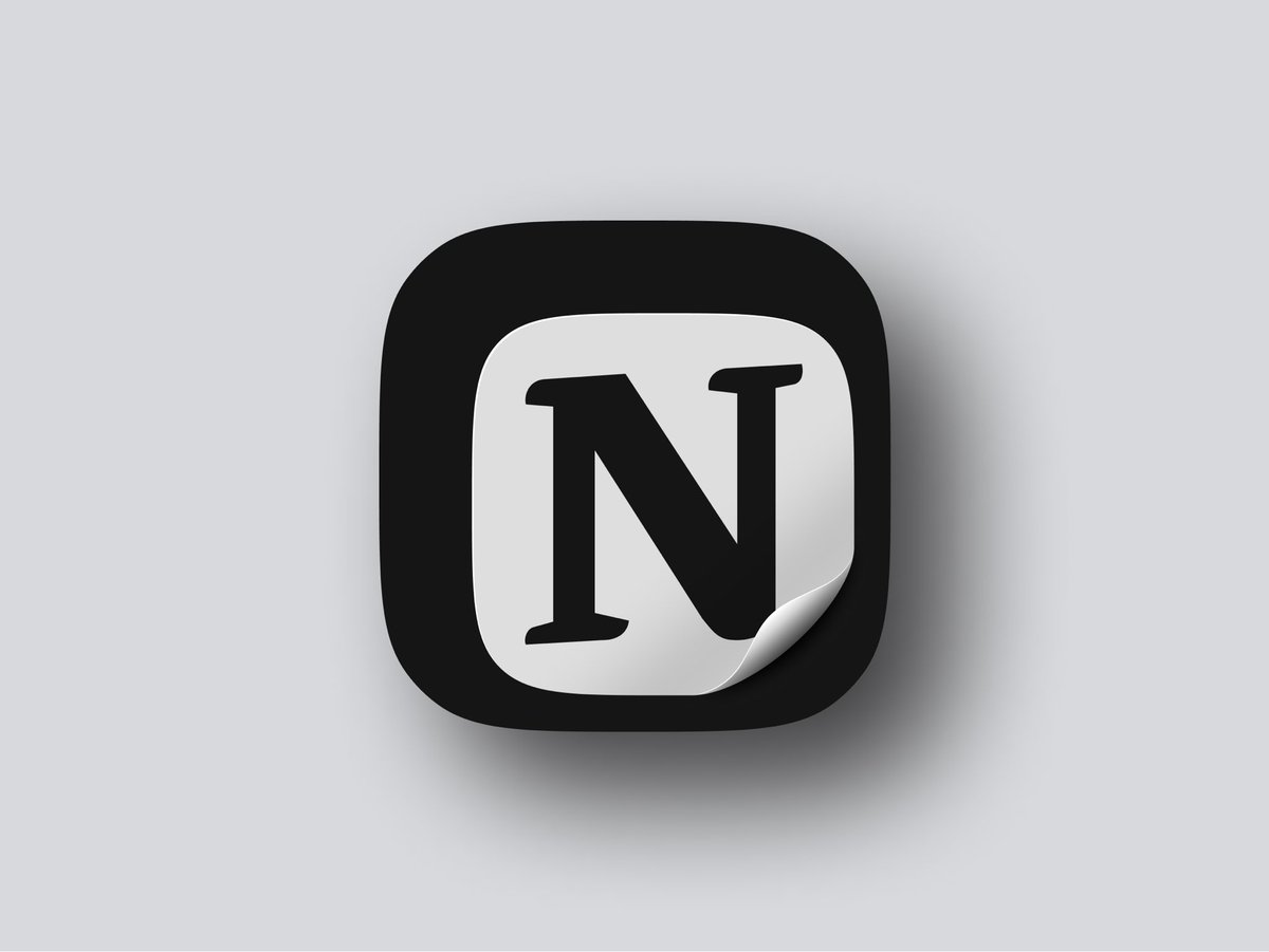 App icon design challenge ✨

Redesigning @NotionHQ app icon.

#Apple #notion #challenge