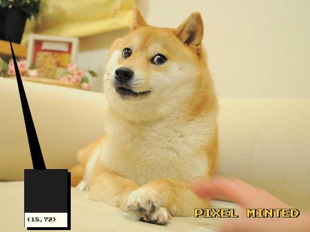 DogePixelBot's tweet photo. Pixel (18, 72) minted by smoketheartist.eth
https://t.co/KF7AQ3GMhc https://t.co/9VYRYaGx1K