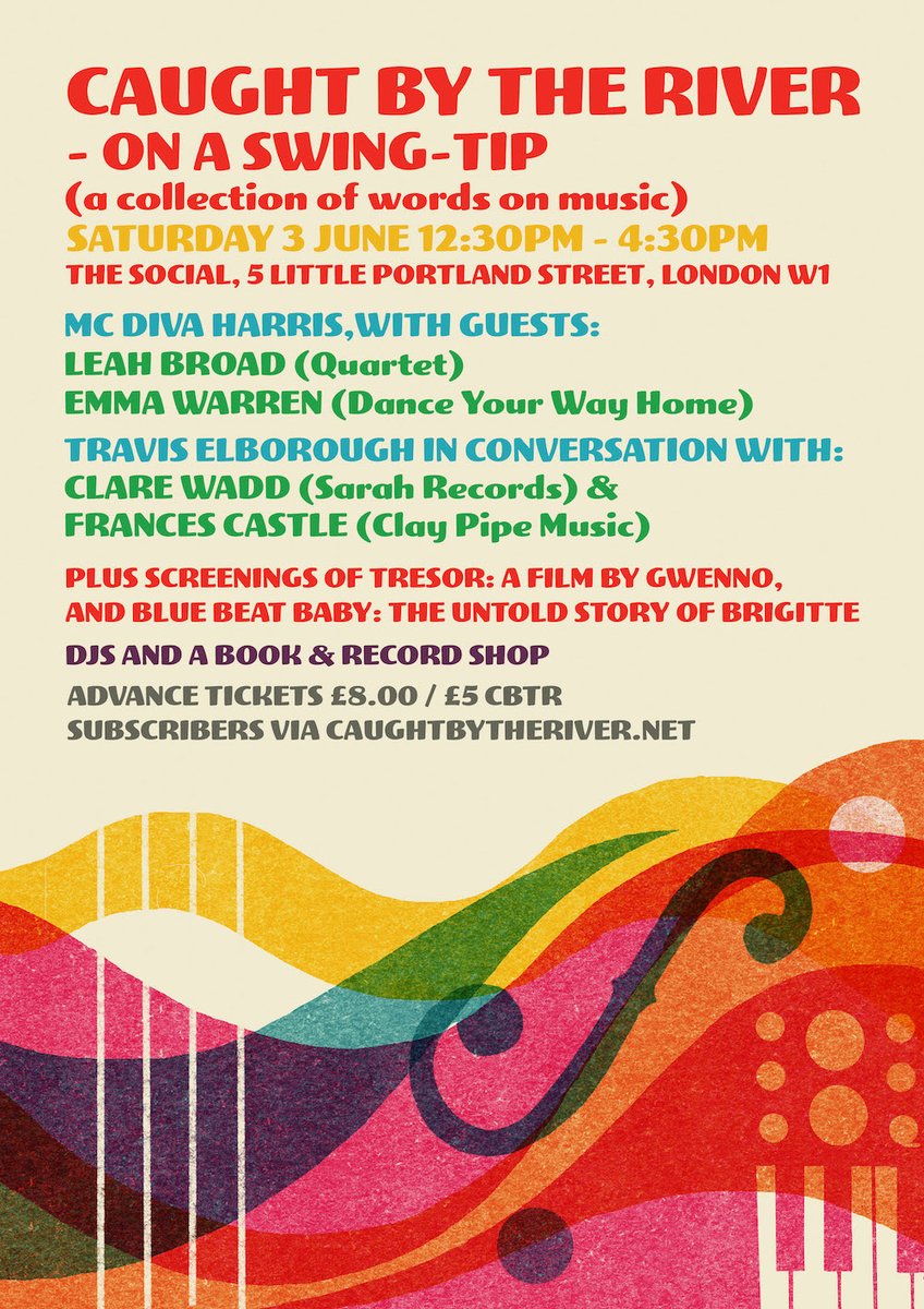 We’re very pleased to announce that Travis Elborough has been added to the lineup for our Caught by the River — On a Swing-Tip event, which takes places at <a href="/thesocial/">The Social</a> on Saturday 3rd June bit.ly/3OgKShz