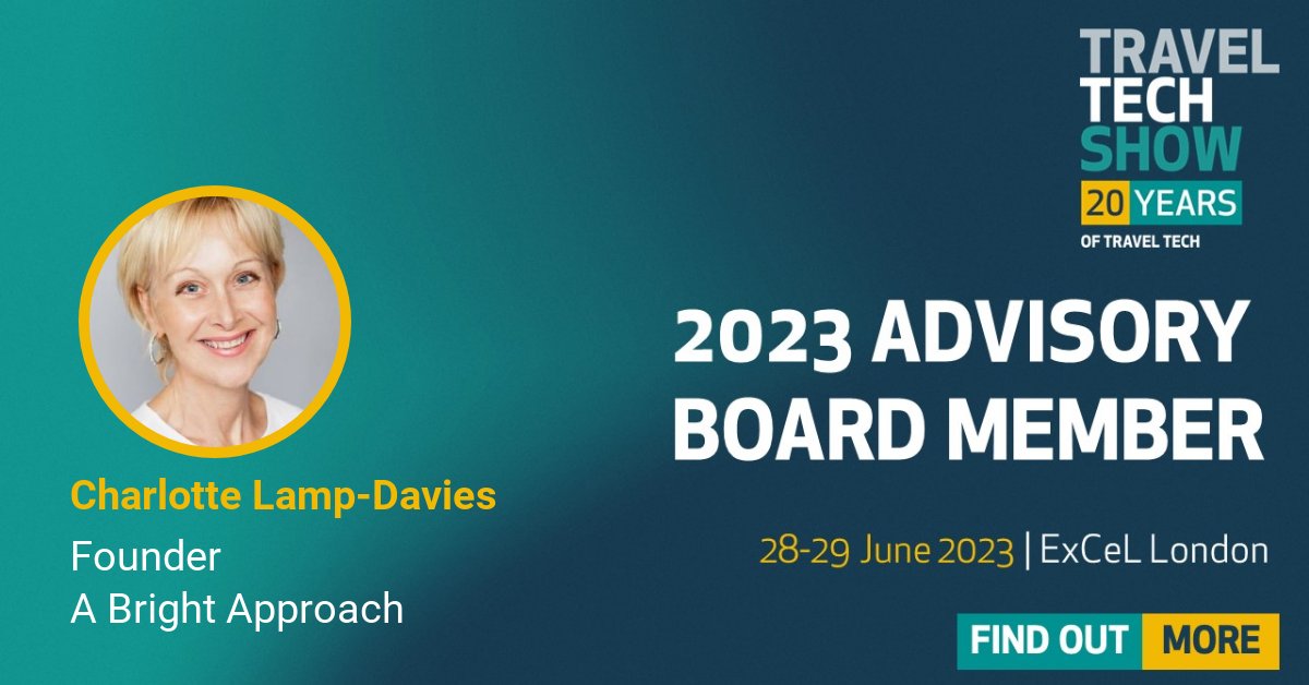 Lottmus's tweet photo. Happy to be engaged here. It's been a few years already and I'm excited about the show's 20th anniversary. never missed one since I joined the travel industry in 2006. #traveltech #advisor #Abrightapproach @TravelTech_Show June 2023 - here we come. Alongside @BTShowEu https://t.co/zX9hcxSkKO