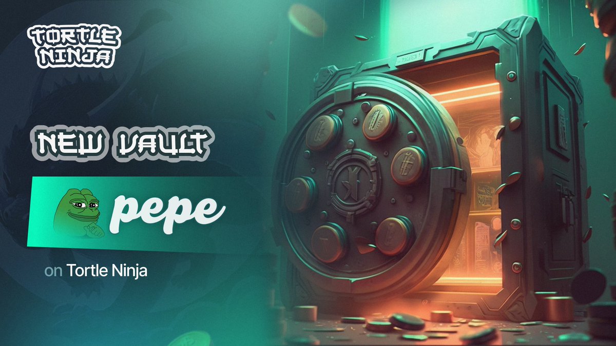 AutoLayer's tweet photo. Pepe vault is now available on Tortle Ninja! 🐸

This might be the first #PEPE vault, and it has everything you need to keep your position safe: a built-in vault and a 5% stop-loss feature in case the value of Pepe drops.

🧵Let's take a closer peek: https://t.co/08yPygD9gX