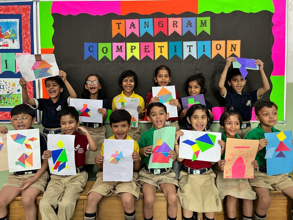 BmlGreenmedows's tweet photo. #BMLMunjalGreenMedowsSchool
#WorldOfExcellence
#StudentLife
#Tangram
#FunWithShapes
#Puzzles
#NCFFoundationStage
#ArtIntegration
#SpatialConcept
A Tangram Competition was organized on 17.5.23 for the students of Grade 1 and 2. https://t.co/xQ3Yvb3BhR
