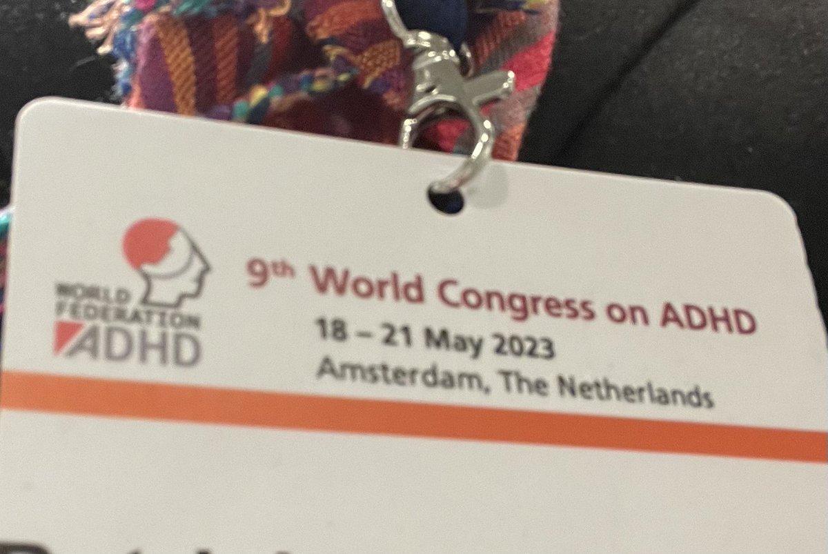 Ready to absorb all the ADHD knowledge. I’m way too early of course. Time blindness anyone? #adhdworldcongress #adhd
