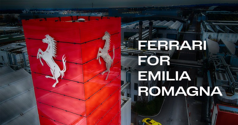 ScuderiaFerrari's tweet photo. Ferrari supports the flood-affected community and is donating 1 million euros to the Emilia-Romagna Region's Agency for Territorial Safety and Civil Protection, joining the regional fundraising campaign.

#Ferrari #EmiliaRomagna