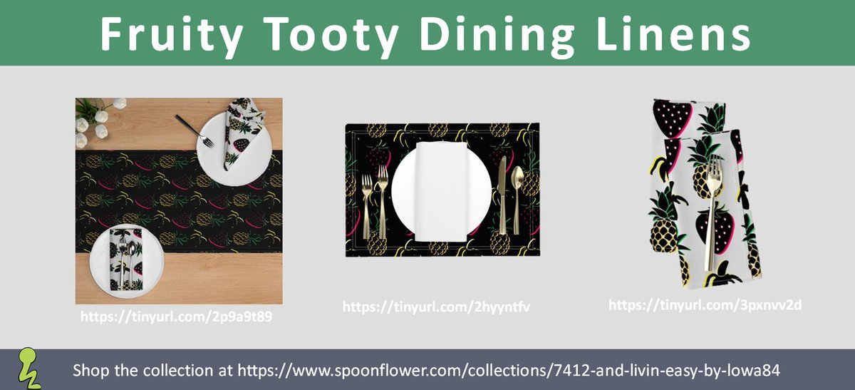Lowa84's tweet photo. Strawberries, pineapples, bananas, oh my! Bring the taste of the tropics into your home for a little flavor of paradise! #DIY #homelinens #interiordecorating #diningathome 
Shop the collection: https://t.co/kmqkvUEgKs   #fabriccrafts https://t.co/uVfZp4OKj0