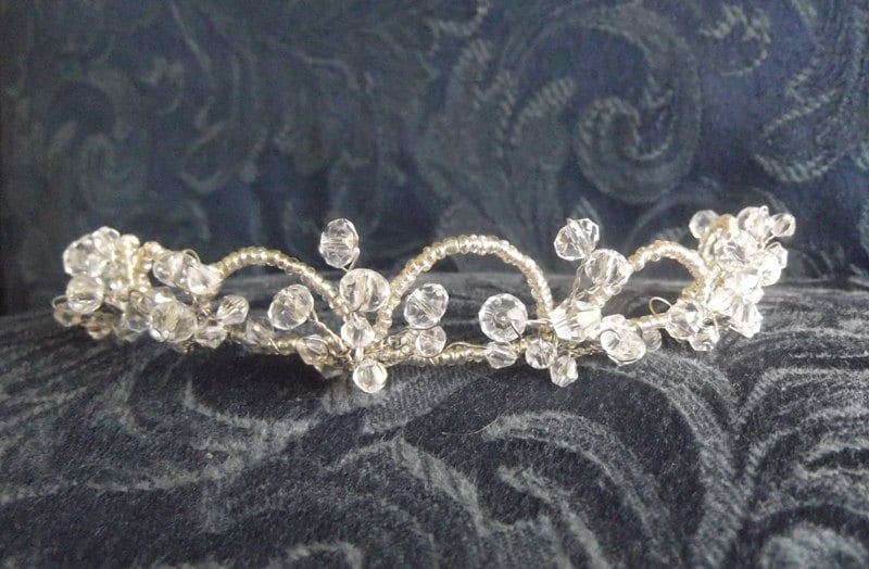 Excited to share the latest addition to my #etsy shop: Handcrafted Crystal Tiara, available in gold or silver wire. etsy.me/3MFqRA9 #silver #gold #wedding #classic #bridalheadwear #bridalheadpiece #bridaltiara #tiara #weddingheadpiece