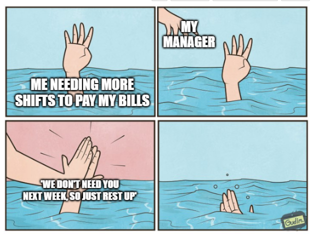 Got pais less this month, and you feel like sinking? Don't worry; we got you! 🛟

Protect your pay and your peace of mind with SteadyPay.

#gigwork #gigworker #gigworkers #gigeconomy #flexibleworking #flexiblework #tempwork #hospitality #travel #leisure #fooddelivery #freelance