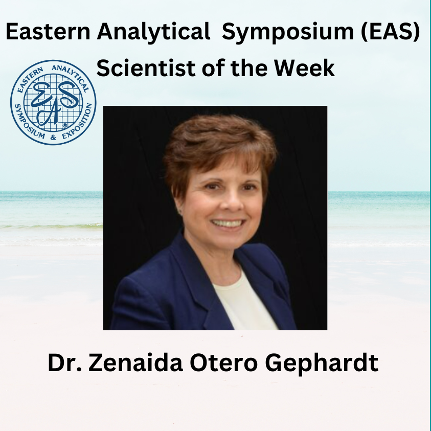 EASorg's tweet photo. Check out this week's #Scientistoftheweek, Dr. Zenaida Otero Gephardt, @RowanUniversity. She is also one of our short course instructors in 2022.
#EAS2023 #Betterlife #BeachEAS #DesignofExperiments #DoE https://t.co/2p1ydruDHZ