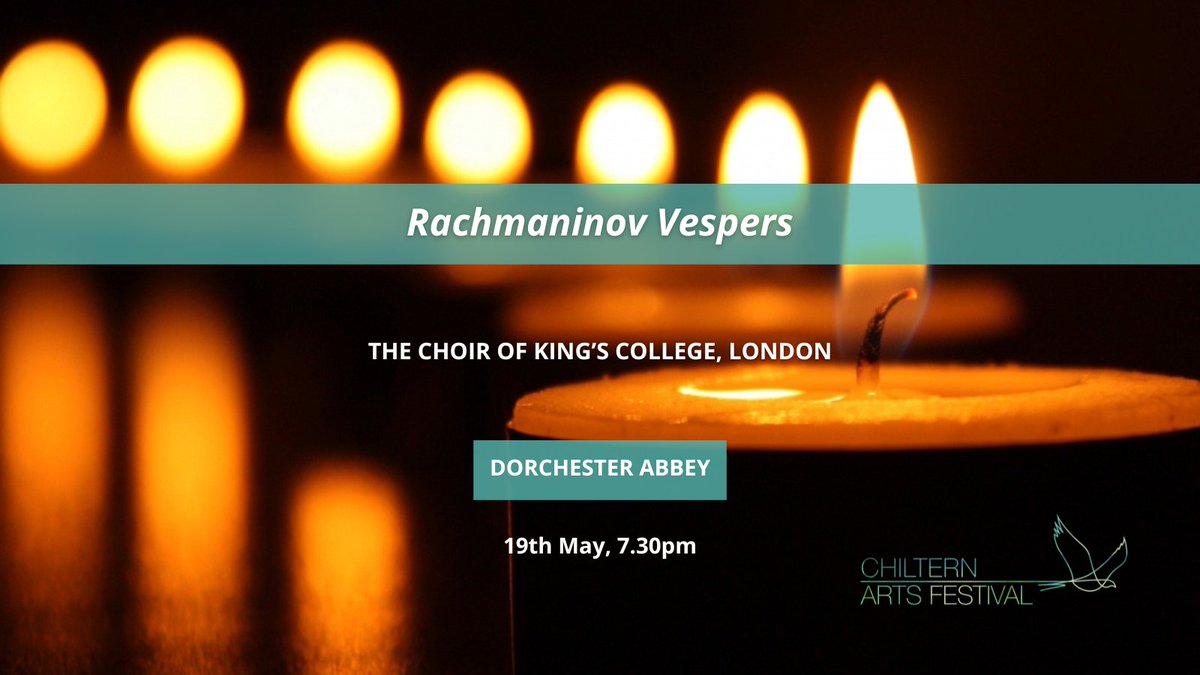 Chiltern Arts Festival (@chilternarts) on Twitter photo Experience the timeless power of Rachmaninov's masterpiece, the Vespers, performed by the <a href="/ChoirKCL/">The Choir of King's College London</a> on 19th May. Under the direction of conductor Joseph Fort, prepare to be amazed by their heartfelt renditions in <a href="/DorchesterAbbey/">Dorchester Abbey</a>. buff.ly/3LkS5LA #choir #choirconcert Experience the timeless power of Rachmaninov's masterpiece, the Vespers, performed by the <a href="/ChoirKCL/">The Choir of King's College London</a> on 19th May. Under the direction of conductor Joseph Fort, prepare to be amazed by their heartfelt renditions in <a href="/DorchesterAbbey/">Dorchester Abbey</a>. buff.ly/3LkS5LA #choir #choirconcert