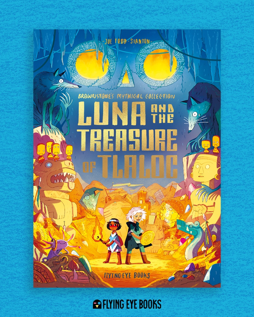 🌟 Get ready to join Luna Brownstone and her new friend, Atzi, as they set off on a treacherous journey riddled with monsters to the rain god Tlaloc’s palace filled with gold treasures. 🗺 📚 'Luna and the Treasure of Tlaloc' by @joetoddstanton 👉 flyingeyebooks.com/book/luna-and-…