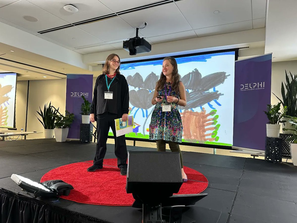 Dr. Emi Lenes &amp; Dr. Heather Mikes on using the arts for healing.

#DELPHI2023 #MedicalConference #Neonatology #Pediatrics #NICU #PedsICU #NeoTwitter #MedTwitter