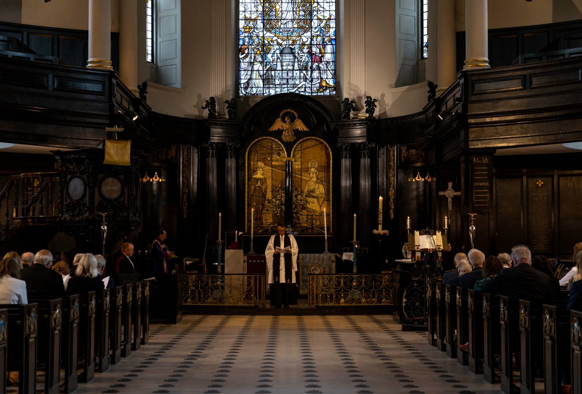 RoyalAirForce's tweet photo. A Service of Thanksgiving and Commemoration has taken place at @DanesChurch in London to mark the 80th Anniversary of Operation Chastise with aviators from 617 Squadron, past and present, in attendance.

#Dambusters80

Learn more about Operation Chastise: https://t.co/1qfp3qInPT https://t.co/zH9xIrGFLZ