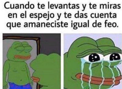 peperdeth's tweet photo. @0xWizardOf0z @0x0zAgency When you get up and look in the mirror and realize that you woke up just as ugly. #peperdeth $pepe #pepecoineth #pepe https://t.co/ehiuBFLgdl