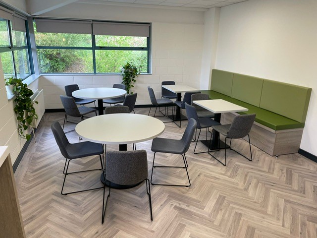 Project Sneak Peak |  Canteen & Breakout Space with custom made seating.  Full project coming soon.

#officeinteriordesign #officefitout #fitoutsolutions #workspace #officefurniture #workspacedesign #fitout #canteen #breakoutspace #clientproject
bit.ly/2mjVEEM