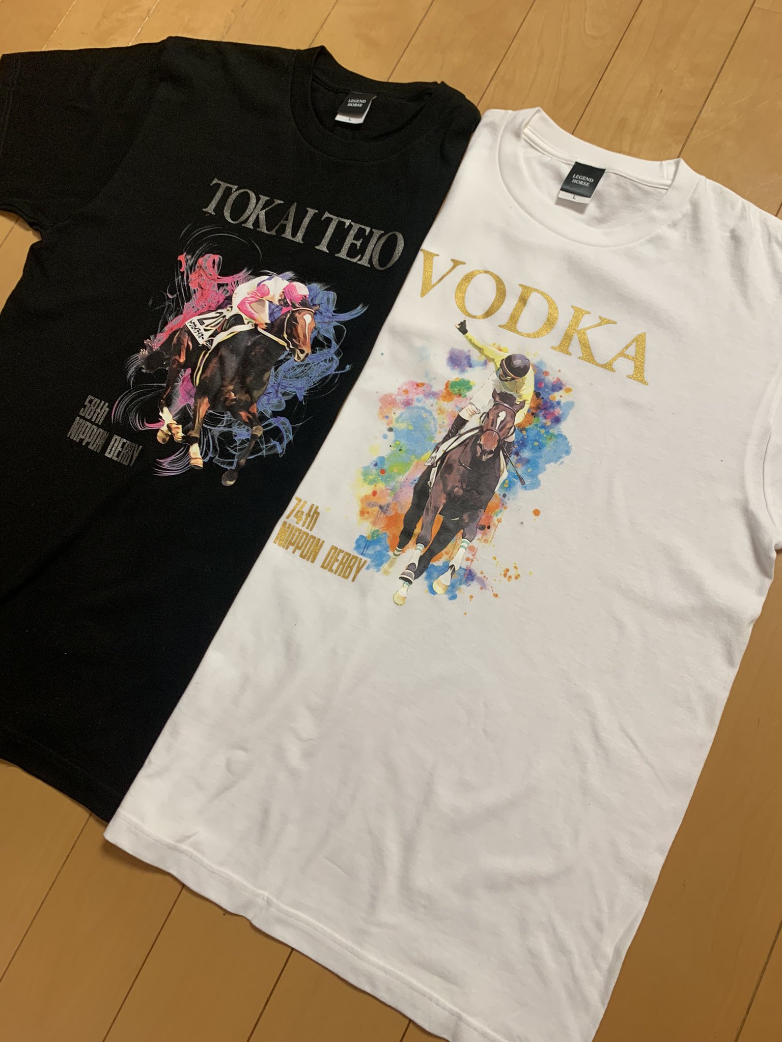 ウォッカ vodka ウオッカ 競馬 Tシャツ