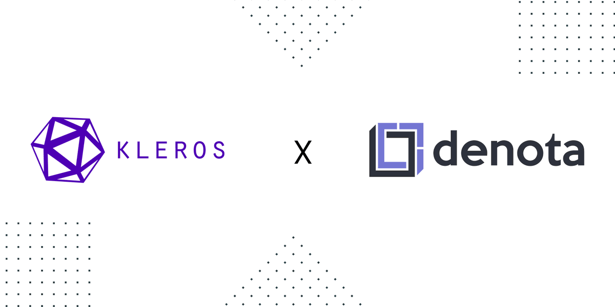 🐳 <a href="/Kleros_io/">Kleros</a> is thrilled to announce its partnership with <a href="/DenotaLabs/">Denota</a>

🛷Denota believes that by combining its #NFT payment protocol with #Kleros' trusted dispute resolution system, will make #web3 payments safer &amp; more accessible.

🔽DETAILS:
kleros.io

#ERC20NEWS