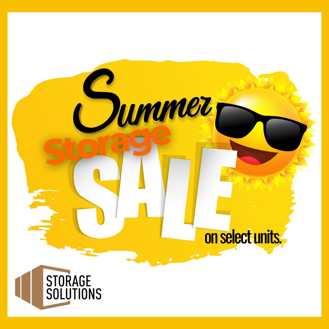 Summer's arrived early at #StorageSolutions! 😎☀Check out our Summer Storage Sale: storagesolutionsontario.com
Units are going fast! Rent 24/7 today!
#StorageSolutions #StorageUnit #SelfStorage #Halton #HaltonHills #Milton #Campbellville #WdskOnt #WoodstockOntario #OxfordCounty