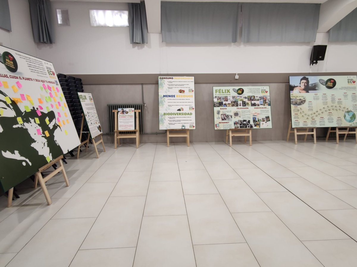 ecofrikis's tweet photo. #Burgos
La exposición de "El Planeta de Félix", estará disponible, hasta el 26 de mayo en el @CSPedroSFelices , donde sus alumnos podrán conocer más de la vida y obra de nuestro burgalés más ilustre.
@ecofrikis @FCirculoBurgos #Teczone https://t.co/OvWgwbPbIj