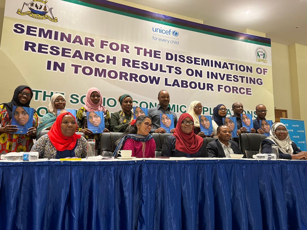 The report determines how much investment would be required to meet targets in #education, #health, #infrastructure and social development in order to serve Zanzibar's growing child population and its future transition to the labour market.
<a href="/WBTanzania/">World Bank Tanzania</a> <a href="/UNFPATanzania/">UNFPA Tanzania</a>