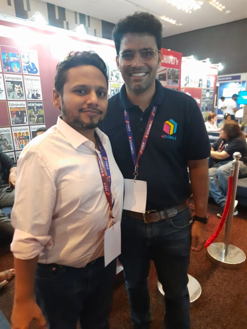42_signals's tweet image. Glad to connect and exchange ideas with Vikas D Nahar, the Founder &amp;amp; CEO of Happilo at IReC 2023!
Looking forward to a great networking opportunity at the IndianRetailer.com event, as it promises to provide a platform for valuable connections
#IReC2023