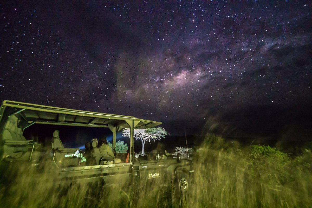 TaasaLodge's tweet photo. Embark on a thrilling adventure with us and witness the Serengeti like never before! 📷Climb aboard our open-sided Toyota Land Cruiser, wrap yourself in a warm blanket, and set out under the starlit sky for a night game drive ✨ #TaasaLodge https://t.co/5OfRGGeV4U