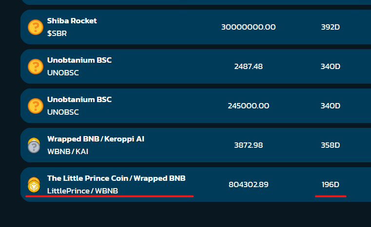 LP_Coin's tweet photo. I lock the #LittlePrinceCoin in the @BabyDogeSwap Locker.
So, I can't remove the pool from the Dex for six months.
It is for #SAFU.
Thank you @CS_dApps.
He notified me about it.
It is very helpful.
#memecoins #memcoin #memcoinseason #LADYS #PEPE #BSC #BinanceSmartChain https://t.co/VZKLJxZ5XA