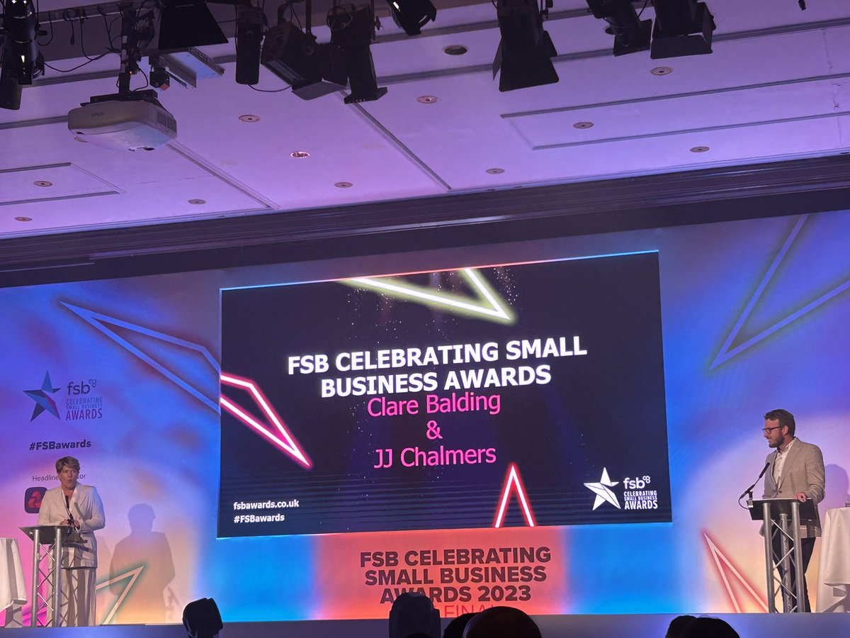 Delighted to be in the room with such inspirational small business and fab hosts #fsbawards 

Good luck all finalists!