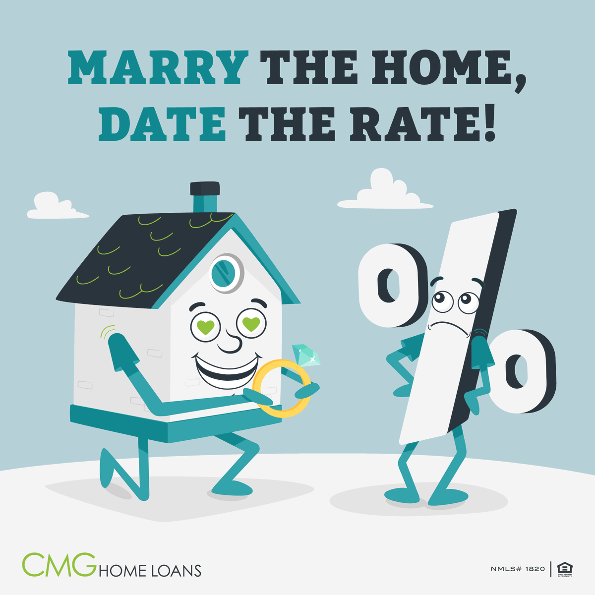 You don't need to commit to a 30-year relationship with your interest rate! If you fall in love with a home, you can marry the house and then refinance into a lower rate down the road. You get the best of both worlds!
