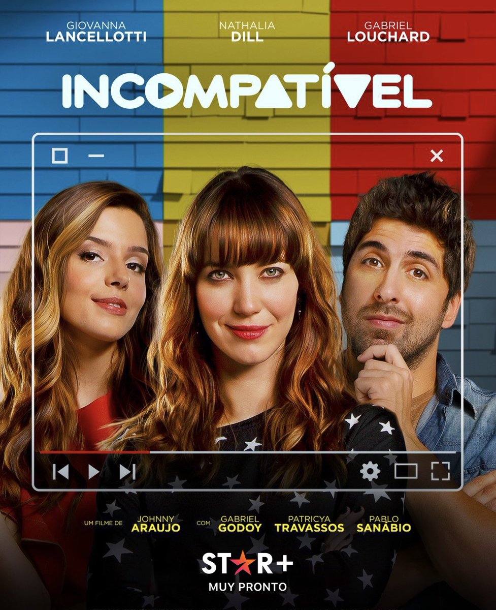 DisneyZoneLA's tweet image. #OFICIAL🚨| Sale el primer póster oficial de la próxima película StarOriginal #Incompatible que es protagonizada por las actrices #GiovannaLancellotti #NathaliaDill y el actor #GabrielLouchard la trama nos llevará con la novia de un famoso Youtuber que terminará su relación…