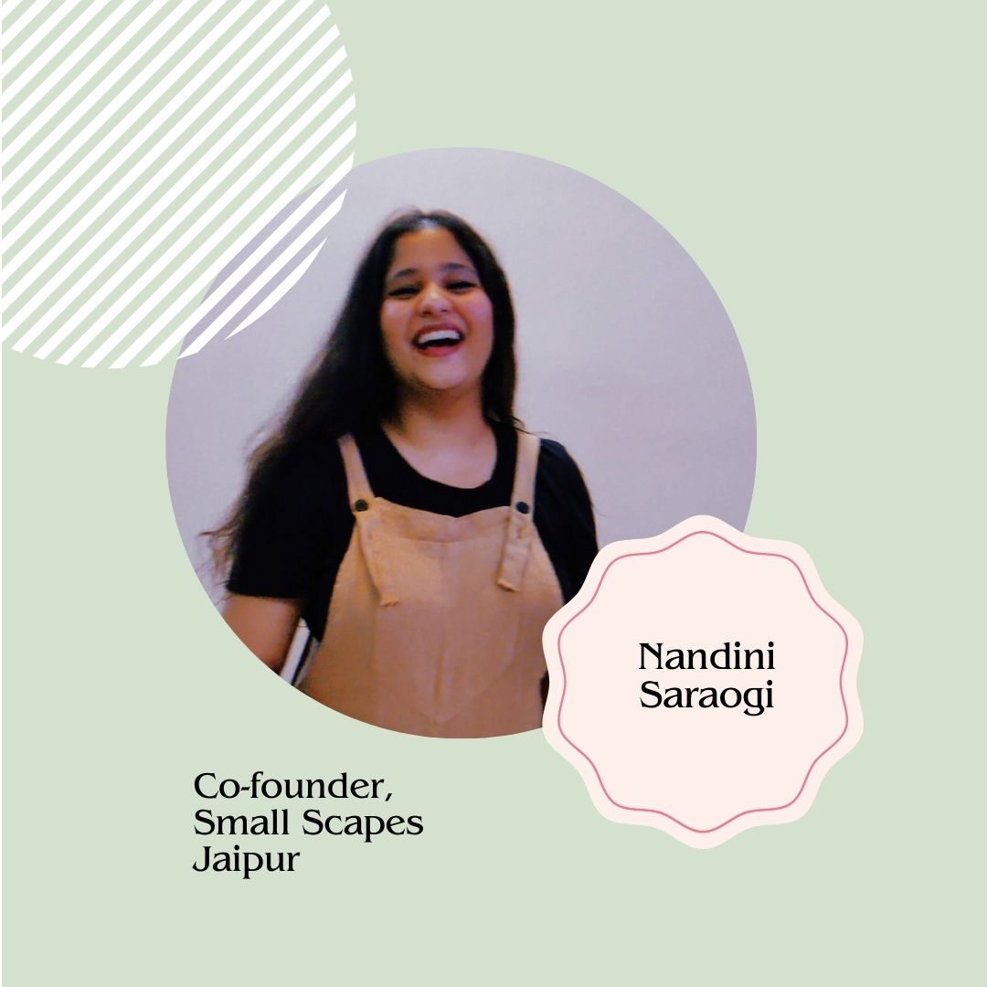 CCBPatIIMA's tweet photo. #CCBPVoices: Introducing Nandini Saraogi, from Jaipur, co-founder of Small Scapes, which specialises in event planning and hamper designing solutions. After Camp 1, she has taken big takeaways that she is now busy applying to her business plan.
@1964anchaljain @amitkarna https://t.co/zfK8vyMaSD