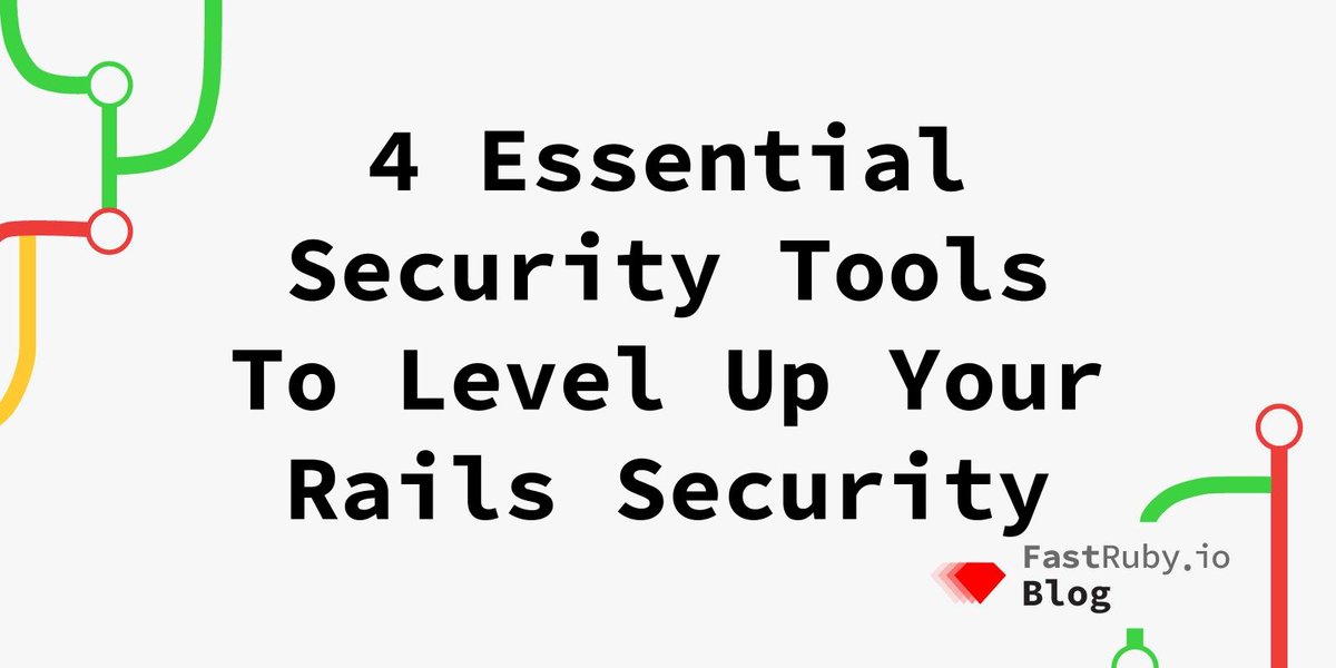 OmbuLabs's tweet photo. Is your Ruby on Rails app secure? Check out our latest article on security to ensure your code is protected! #RubySec #InfoSec #CISO 

https://t.co/BGctrt1MUd https://t.co/TwoAqq5doS