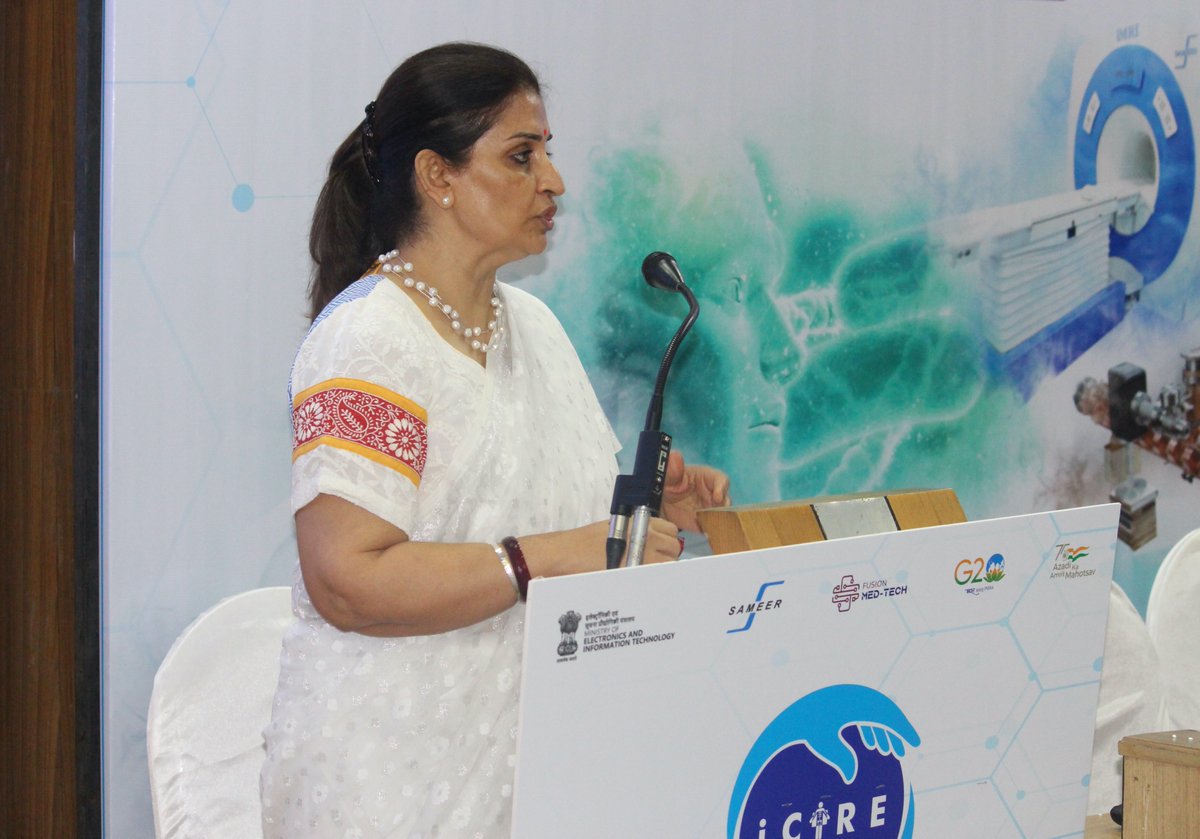 SAMEER_RnD's tweet photo. Smt. Sujata Saunik, Additional Chief Secretary, Department of General Administration, Government of Maharashtra speaking at iCARE 2023
@GoI_MeitY @cdacindia @_DigitalIndia
#SAMEER #SAMEER_iCARE2023 #iCARE2023 #goi_meity #cdacIndia #cdac #digitalIndia https://t.co/dNR7TZlFYf
