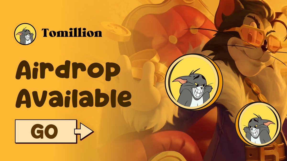 Tomillion2023's tweet photo. Airdrop Claimable! 
The faster you claim $TOM, the more you get! !
Claim Link: https://t.co/s1ol7PkvPn
Contract: 0xAeEA1e97734d2eC52e034dA00Ec8c8c8FcD8d4D4

Uniswap: https://t.co/pGUI3YOb1R

#Arbitrum #Airdrop #Memecoinseason2023 $TOM https://t.co/fcuuim6vzE