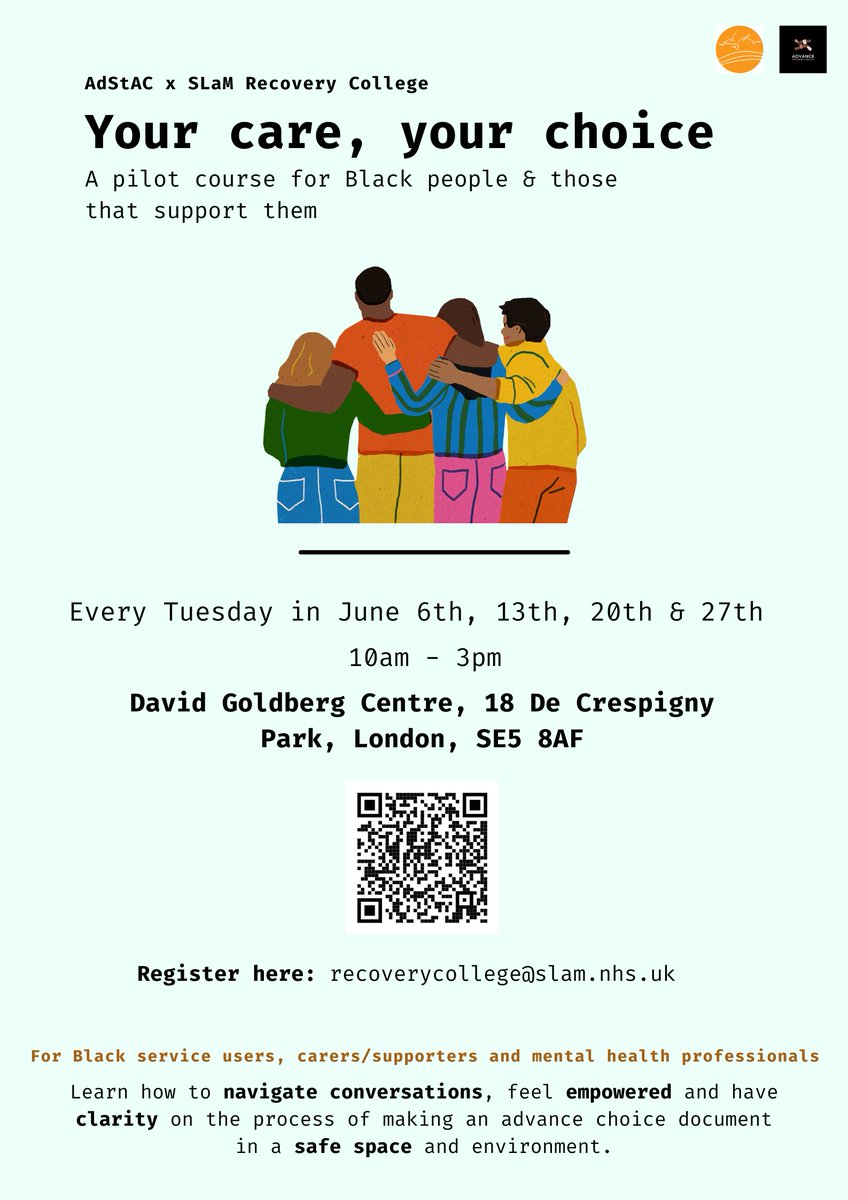 BlackThrive's tweet photo. Take charge this #MentalHealthAwarenessWeek! 🔌  
Many people don't know they can plan for their medical care ahead of time. Attend these advance choice documents workshops to ensure your wishes are respected &amp; followed.

🗓️ Every Tues in June
Register 👉🏾 https://t.co/szBGMDYlzn https://t.co/RfDpqJThTg