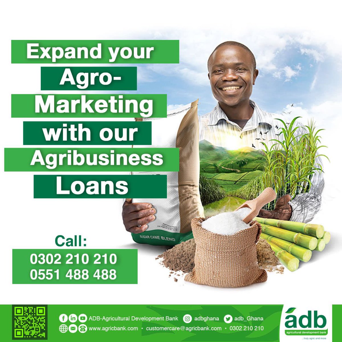 adb_Ghana's tweet image. Take your agro-marketing to the next level with our Agribusiness loans! Grow your business and reach new heights in the agricultural industry with us. 
#ADBTrulyAgricandMore #Agribusinessfinance #Agribusinessloans