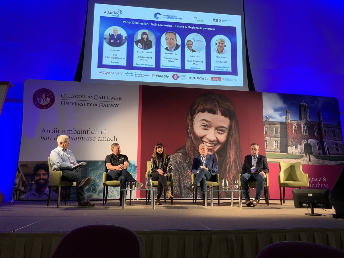 AtlanTec (@atlantecfest) on Twitter photo Our final #Atlantec panel discussion chaired by Mike Conroy <a href="/edih_net/">European Digital Innovation Hubs Network</a> with David Silke <a href="/davesilke/">David Silke</a> <a href="/Centripetal_AI/">Centripetal</a> ,Dorothy Creaven <a href="/DorothyCreaven/">Dorothy Creaven (she/her)</a> <a href="/RenttheRunway/">Rent the Runway</a>, <a href="/JoeSmyth10/">Joe Smyth</a> <a href="/Genesys/">Genesys</a> & Kenneth Fox @ChannelExperts. Highlighting that Galway is a bright “ecosystem of intelligence” Our final #Atlantec panel discussion chaired by Mike Conroy <a href="/edih_net/">European Digital Innovation Hubs Network</a> with David Silke <a href="/davesilke/">David Silke</a> <a href="/Centripetal_AI/">Centripetal</a> ,Dorothy Creaven <a href="/DorothyCreaven/">Dorothy Creaven (she/her)</a> <a href="/RenttheRunway/">Rent the Runway</a>, <a href="/JoeSmyth10/">Joe Smyth</a> <a href="/Genesys/">Genesys</a> & Kenneth Fox @ChannelExperts. Highlighting that Galway is a bright “ecosystem of intelligence”